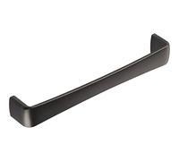 OBF Grimme Griff Kuhn 72393620 Drawer Handle Thin Width 328 mm ZN Stainless Steel Effect Dark Silver Hole Spacing 320 mm