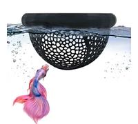 Obfuscate Floating Betta Hide Shrimp Cave, Multi Functional Betta Fish Hammock and Feeding Rings,Provide Safe Resting Places for Bettas, Shrimp and Small Fish