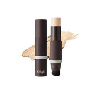 OBgE Natural Cover Foundation Stick Foundation With Brush For Flawless Skin Tone Correction And Coverage. Long Lasting Wear For Daily Use. 21 (0.5Oz) Ivory,