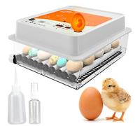 OBI-36 Egg Incubators for Hatching Eggs - Incubator for 36 eggs with automatic egg turner - Brooder for chicken eggs, quail, and duck eggs - Orange