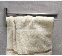 OBI MINDORA Rotatable 2-Arm Towel Holder Chrome Space-Saving Swingable Mount