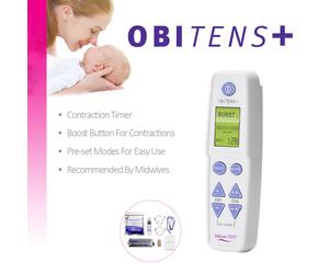 Obi TENS Plus unit for labour & beyond - Maternity TENS for labour