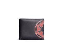 Star Wars Unisex's OBI-Wan Kenobi Galactic Empire & Jedi Insignias Bi-Fold Wallet Male Bl Black, One Size