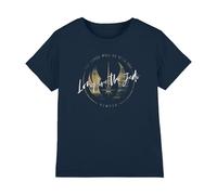 Obi-Wan Kenobi Boys Obiwan Long Live The Jedi Unisex Kids T-Shirt, Navy, 5-6 Years UK