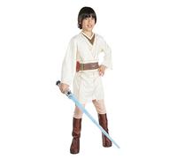 Obi Wan Kenobi Boys Star Wars Jedi Fancy Dress Kids Costume Outfit Halloween