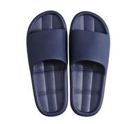 OBiQuzz Slippers, non-slip, mules, lightweight, slippers, flat sole, sky blue, 8 UK