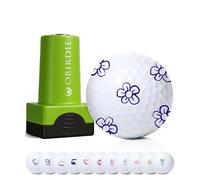 Obirdie Self-Inking Golf Ball Stamp | Chic & Fun Golf Ball Stamper | Fast-Drying, Waterproof Golf Ball Marker Stamp | Reusable Golf Accessories for Women | Golfer Gifts | Golf Gadgets (Flower)