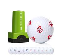 Obirdie Self-Inking Golf Ball Stamp | Chic & Fun Golf Ball Stamper | Fast-Drying, Waterproof Golf Ball Marker Stamp | Reusable Golf Accessories for Women | Golfer Gifts | Golf Gadgets (Ladybug)