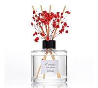 Obisesio Reed Diffuser Set,6.8oz Rich Sandalwood Scented Diffuser With 4 Reeds,Home Essential Oil Fragrance,Suitable For Bedrooms,Bathrooms And Living Rooms,Festive Gift For Family And Friends