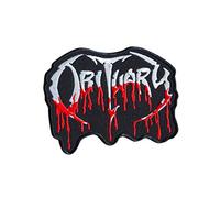 Obituary (Death Metal)2 Embroidered Iron on Applique Souvenir Accessory