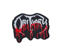 Obituary Embroidered Patch - Sew on or Iron on Badge - Trendy Fashion Accessory - Unique Decorative Logo for Jackets, Jeans and Bags - Vintage - Apparel