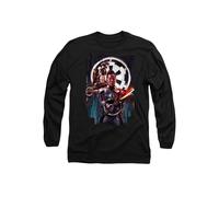 ObiWan Kenobi Reva Inquisitors Painted Long Sleeve T-Shirt, Black Star Wars Black XL