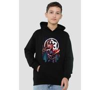 Obiwan Kenobi Reva Inquisitors Painted Youth Kids Pull-Over Hoodie, Black Disney Black 5-6 Years