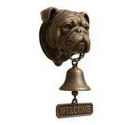 objbhuely Bell for Door Opening,Dog-Shaped Welcome Doorbell - Resin Animal-Themed Chime Wall Decoration for Housewarmings Outdoor Gate Shop Opening Entry Indoor Business Porch Holidays Front Home