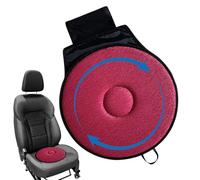 objbhuely Car Rotating Cushion, 360° Rotating Swivel Chair Seat, Non Slip Ergonomic Design Multifunction Revolving Cushion, Round Portable Pad Chair Assist for Elderly, Chairs Swivel Seat Cushions