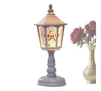 objbhuely Christmas Snow Globe Lantern,Hexagonal Cone Winter Holiday,Christmas Glowing Snow Globe Decoration | for Dining Room Living Room Nursery Friends Adults Men Women