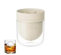 objbhuely Ice Ball Maker - 2.7 Inch Round Non-Stick Food-Grade | Ball Ice Mold Cube Maker | for Freezer Whiskey Cocktail Coffee Drinks Home Kitchen Bar Outdoor Camping Party Holiday