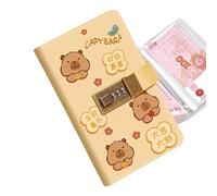 objbhuely Savings Challenge Book - Safe Storage Animal Planner - Portable Money Book for Cash Saving - for Dorm Bedroom Living Room Office Home School Car Travel Party Favors