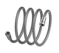 objbhuely Shower Head Hose Replacement Removable - Handheld Shower Head Hose - Braid Attachment Nozzle Extender for Bathroom Bathtub Kitchen Sink Rv Dorm Outdoor Bath
