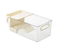 objbhuely Tank for Turtles, Multi-functional Aquarium, Transparent Reptile Habitat with Basking Area for Pet Supplies Feeding Frog Crayfish Hermit Crabs