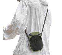 objbhuely Water Bottle Carrier Bag,Lightweight Pouch | Stylish Drawstring Water Bottle Sling Bag,for Student Youth Women Men School Travel Hiking Outdoor