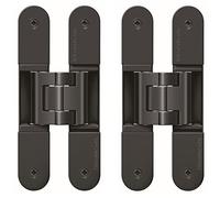 Object door hinge concealed for room doors door hinge Simonswerk Tectus TE 340 deep black RAL 9005 Hinge 3D adjustable Load capacity up to 80 kg Made in Germany Building Fittings by GedoTec®.
