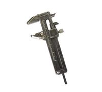 Object Measuring Tool Compact Vernier Caliper Zinc Aluminum Alloy Slide Gauge for Pocket Tool Pouches Camp Tasks and Field Care Pocket Gauge Compact Ruler Field Measure Small Calipers Portable Hand