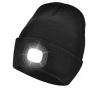 OBJECT Object Rechargeable LED Beanie, Perfect Dad Gifts in Christmas Free Head Torch Unisex Winter Warm Knitted Beanie