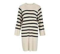 Object OBJESTER Noos L/S Knit Dress, Sandshell/Stripes: Black, M