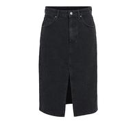 OBJECT Women's Objharlow Midi Denim Skirt Noos, Black, M