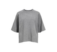 Object Objreynard 2/4 Knit Pullover Noos, Medium Grey Melange, L
