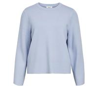 OBJECT Objreynard Women's Square Sleeve O-Neck Noos Knitted Jumper, Brunnera Blue, L