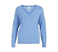 OBJECT Women's Objthess L/S V-Neck Knit Pullover Noos Jumper, Provence/Detail: Melange, XS