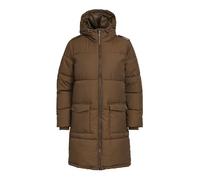 OBJECT Women's hooded coat, Dark Earth, XL