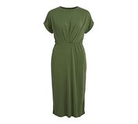 Object Women's Objannie New S/S Dress Noos, Vineyard Green, S