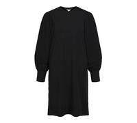 Object Women's Objcaroline L/S Dress Noos Knit, Black, S