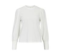 Object Women's OBJCAROLINE L/S TOP NOOS Long-Sleeved Shirt, Cloud Dancer, S, Cloud Dancer, S