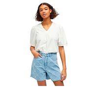 Object Women's Objcaroline S/S Top Noos Blouse, Cloud Dancer, S