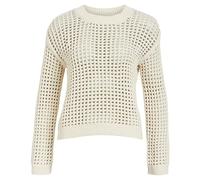 Object Women's Objcharlie L/S Knit Pullover Noos Knitted Jumper, Sandshell, L