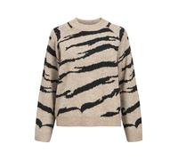 Object Women's Objdiana Ls Re O-Neck Knit Noos, Morel, S