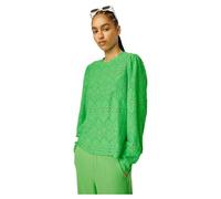 OBJECT Women's OBJFEODORA L/S TOP NOOS Blouse, Vibrant Green,