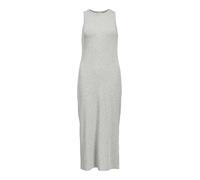 Object Women's Objjamie S/L Long Dress Noos, Light Grey Mix, L