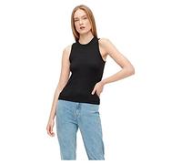 Object Women's Objjamie S/L Tank Noos Top, Black, L