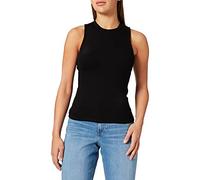 Object Women's Objjamie S/L Tank Top Noos, Black, S