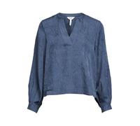 Object Women's Objjohnson Re L/S V-Neck Top Noos Blouse, Bering sea, 14