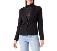 OBJECT Women's Objlisa L/S Button Blazer Noos Short Blazer, Black, 14