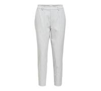 Object Women's Objlisa Slim Pant Noos Fabric Trousers, Light Grey Mix, 8