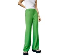 OBJECT Women's OBJLISA Wide Pant NOOS Cloth Trousers, Vibrant Green,