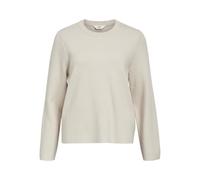 Object Women's Objreynard Square Sleeve O-Neck Noos Knitted Jumper, Silver Gray, L
