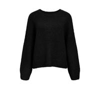 Object Women's Objsaggia Ls Lo Pullover E Wi 24, Black, L